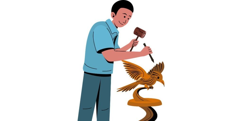 Renda extra trabalhando em casa com artesanato